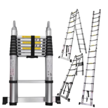 Aluminum combination double Telescopic ladder